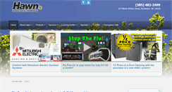 Desktop Screenshot of hawnheating.com